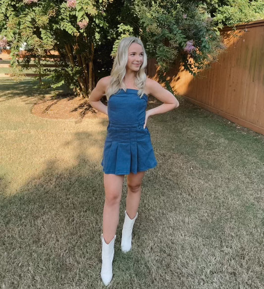 Dixie Denim Romper Dress